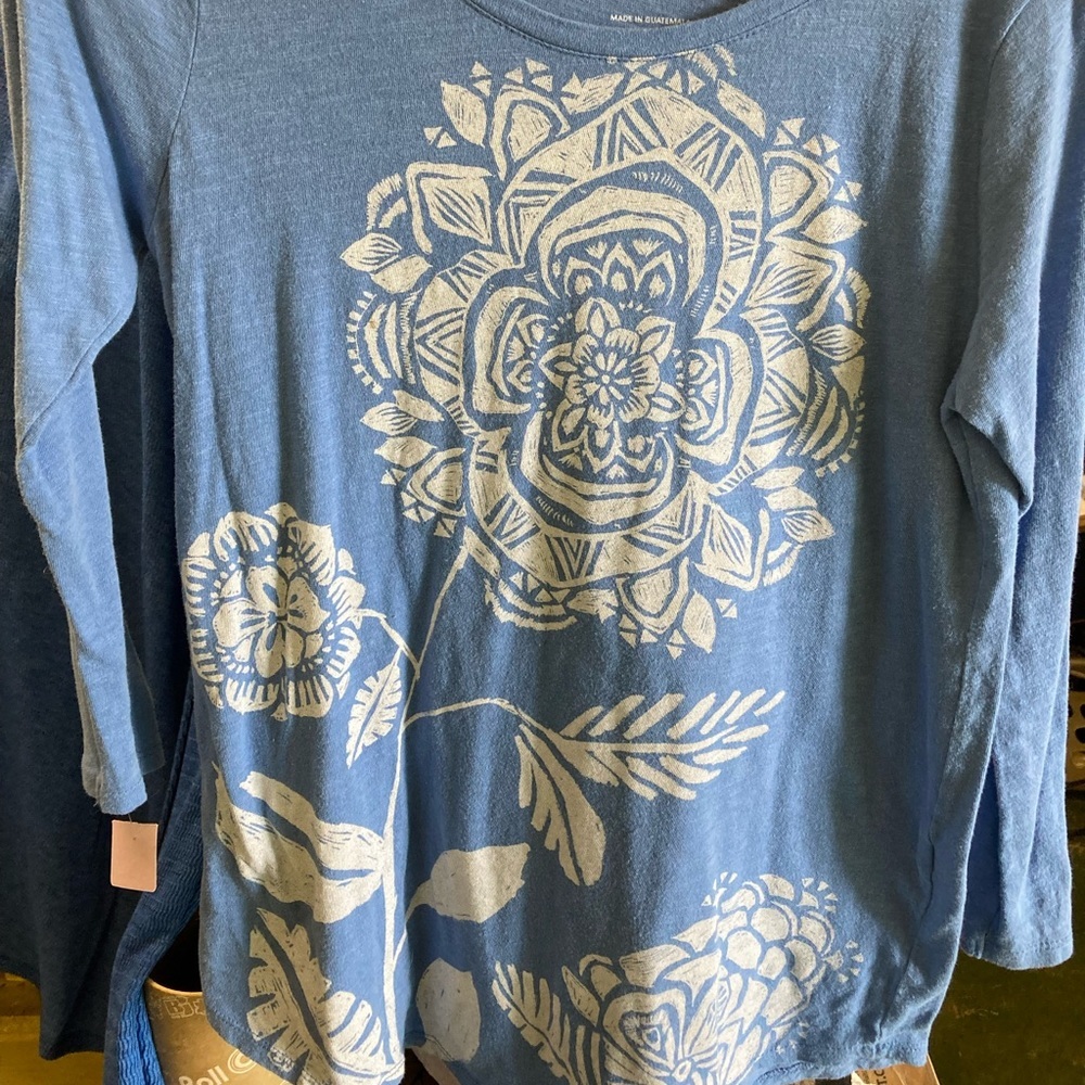 Lucky Brand Cotton Long Sleeve Tee Sz Small